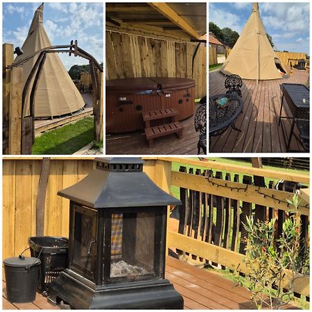 Burtree Country House, Tipi'S, Treehouse & Lodge & House Rooms With Hot Tubs In A Private Garden Thirsk Zewnętrze zdjęcie